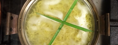 泉州大阪 ジンギスカン白樺：白樺名物 〆のラーメン